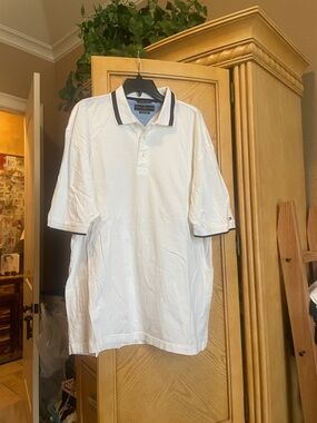 Tommy Hilfiger white xl golf shirt